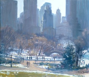 Hiver à Central Park, New York, 1997