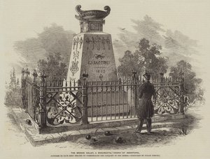 La Galère de bronze, un trophée monumental à Sébastopol (gravure)
