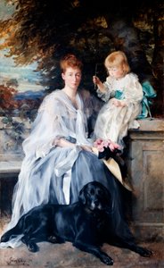 Alice Strong, Mme Godfrey Clark, et son fils