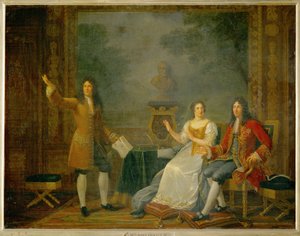 Racine lisant " Athalie " devant Louis XIV et Mme … - Julie Philipault
