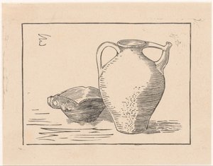 Nature morte avec cruche et cendrier