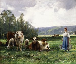 Le pâturage des vaches - Julien Dupre