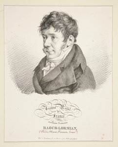 Portrait of Baour-Lormian (Pierre, Marie, Francois, Louis) - Julien Leopold Boilly