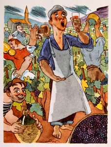Vignoble français. 1944