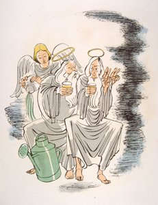 Illustration humoristique de vin 1946. Illustration par Julien Pavil - Julien Pavil
