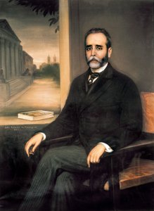 Portrait de José Sanchez Guerra (1859-1935), homme politique, avocat et journaliste espagnol