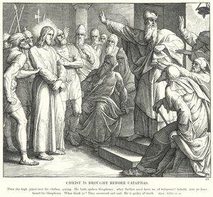 Le Christ est amené devant Caïphe