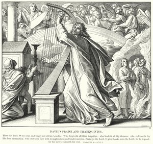 Louange et action de grâce de David - Julius (after) Schnorr von Carolsfeld