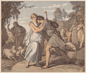 Jacob et Rachel au puits, Genèse, XXIX