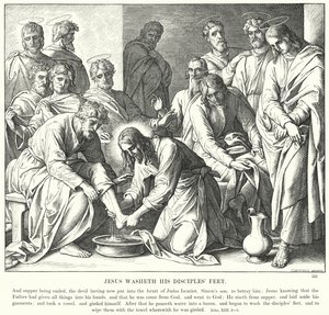 Jésus lave les pieds de ses disciples