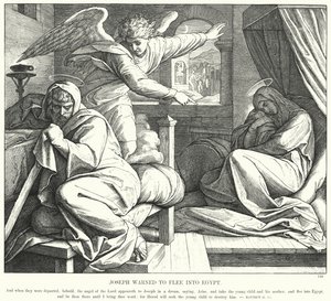 Joseph averti de fuir en Égypte