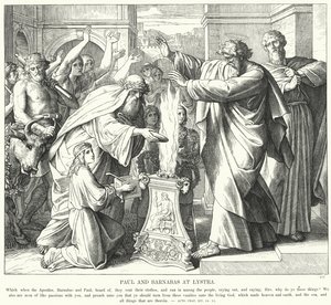Paul et Barnabas à Lystre - Julius (after) Schnorr von Carolsfeld