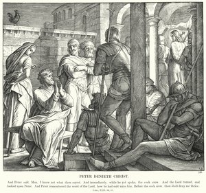 Pierre renie le Christ (gravure)