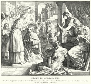 Salomon est proclamé roi