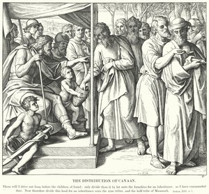 La Distribution de Canaan - Julius (after) Schnorr von Carolsfeld