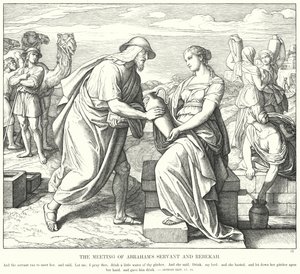 La rencontre du serviteur d