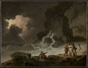 Une tempête derrière l
