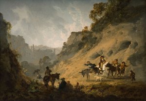 Gitans avec une Course d