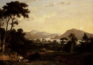 Ullswater : depuis Gowbarrow Park - Julius Caesar Ibbetson
