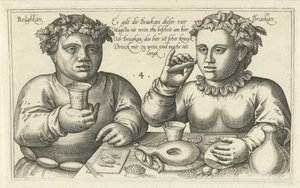 Gourmand et ivrogne (Jeux de mots sur la relation entre homme et femme)
