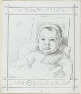 Eduard, le fils du peintre - Julius Hubner