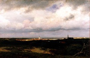 Vue côtière près de La Haye - Julius Jacobus de Sande Bakhuizen