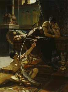 David et Saül - Julius Kronberg