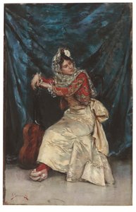 Le joueur de guitare - Julius Leblanc Stewart