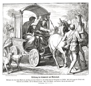 Conversion du chambellan, Actes des Apôtres - Julius Schnorr von Carolsfeld