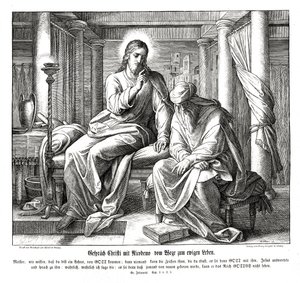 Jésus et Nicodème, Évangile de Jean
