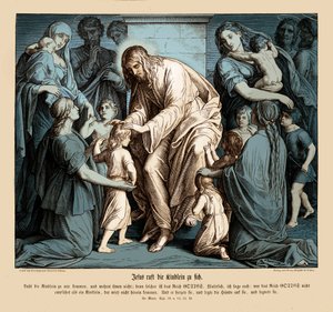 Jésus appelle les enfants à lui, Évangile de Marc