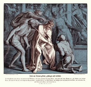 Jésus reçoit une couronne d