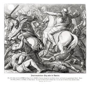 La victoire de Josué sur les Amorites, Josué