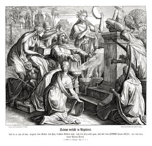 Le roi Salomon tombe dans l