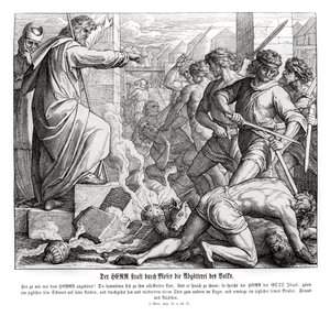 Moïse punit le peuple pour son idolâtrie, Exode