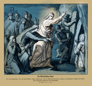 Résurrection de Lazare, Évangile de Jean