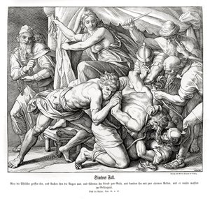 La chute de Samson, Juges