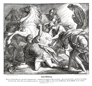 Saul sur le chemin de Damas, Actes des Apôtres