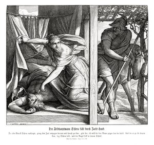 Sisera est tué par Jaël, Juges - Julius Schnorr von Carolsfeld