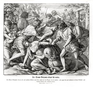 Les fils de Benjamin et les filles de Silo, Juges