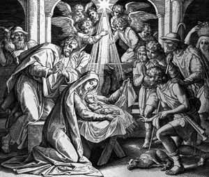 La Nativité du Christ - Julius Schnorr von Carolsfeld