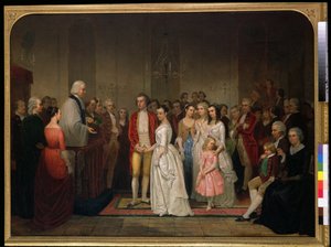 Le mariage de Washington - Junius Brutus Stearns