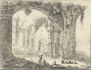 Paysage avec ruine - Jurriaan Cootwijck