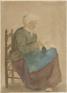 Vieille femme lisant