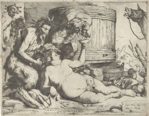 Silenus près du tonneau de vin - Jusepe de Ribera