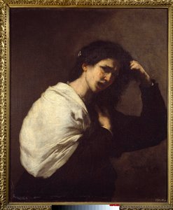 Femme se déchirant les cheveux - Jusepe de Ribera