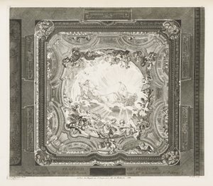 Plafond de peinture, 4e planche