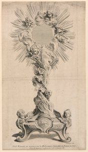 Monstrance en argent exécutée en 1727