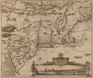 Americae Septentrionalio - Justus Danckerts