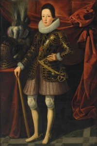 Portrait du jeune Ferdinand II de Médicis (1610-1670), grand-duc de Toscane, en armure - Justus Sustermans